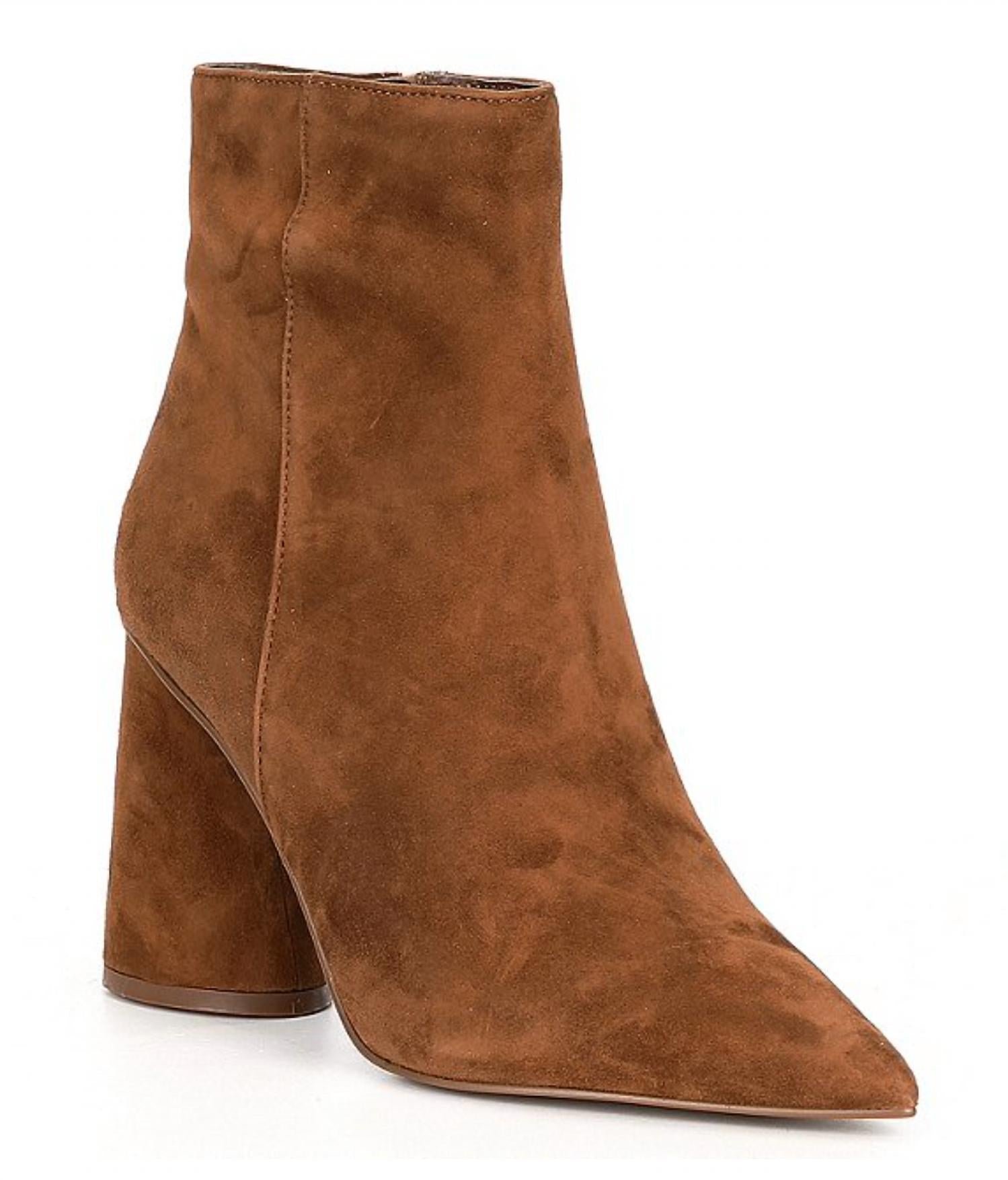 Steve Madden - Women's Suede Pointed Toe Booties