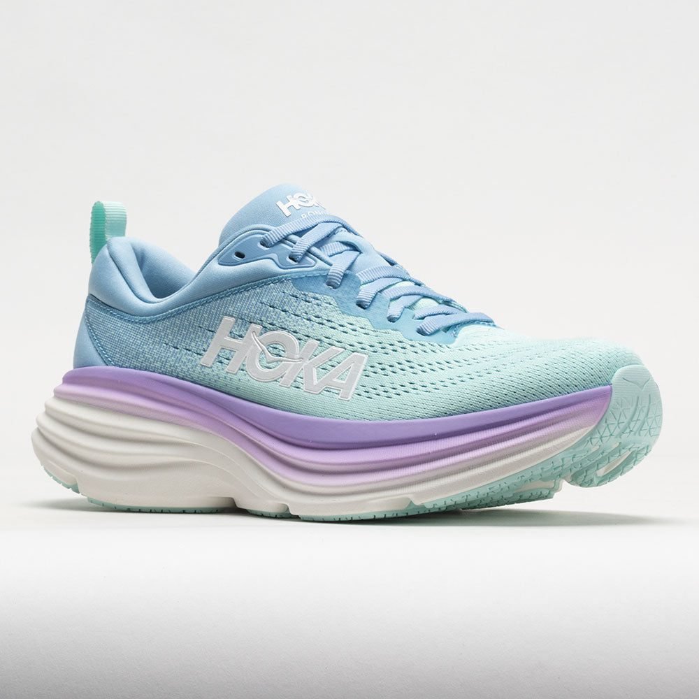 HOKA Bondi 8 Womens Airy Blue/Sunlit Ocean - Image 5