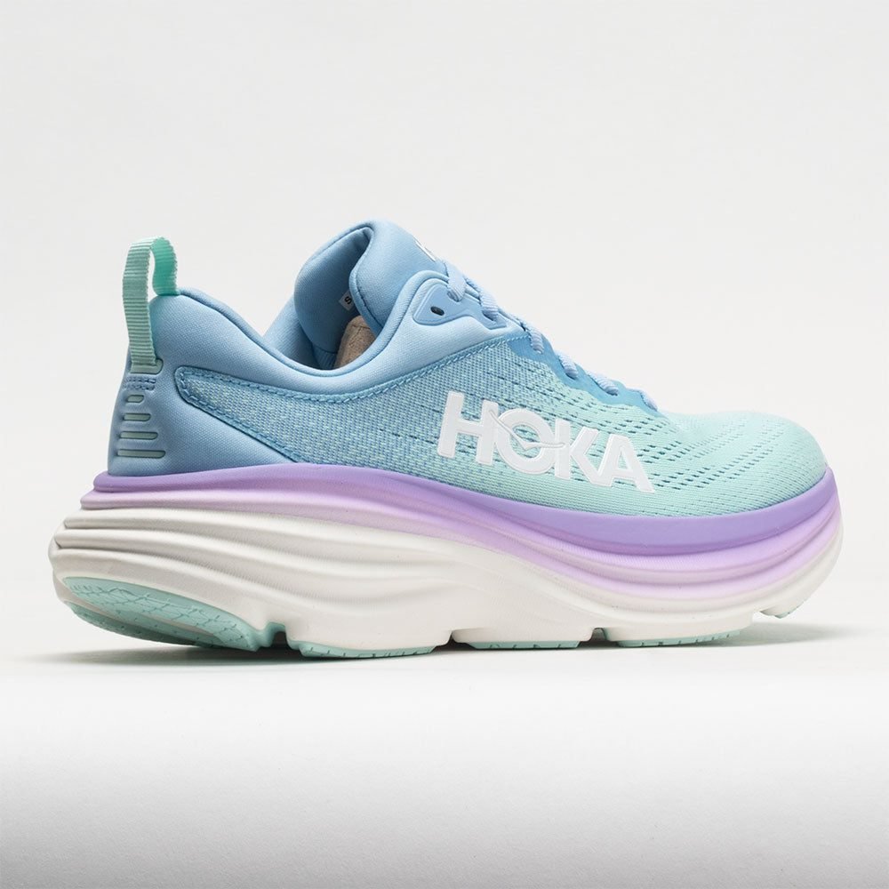 HOKA Bondi 8 Womens Airy Blue/Sunlit Ocean - Image 6