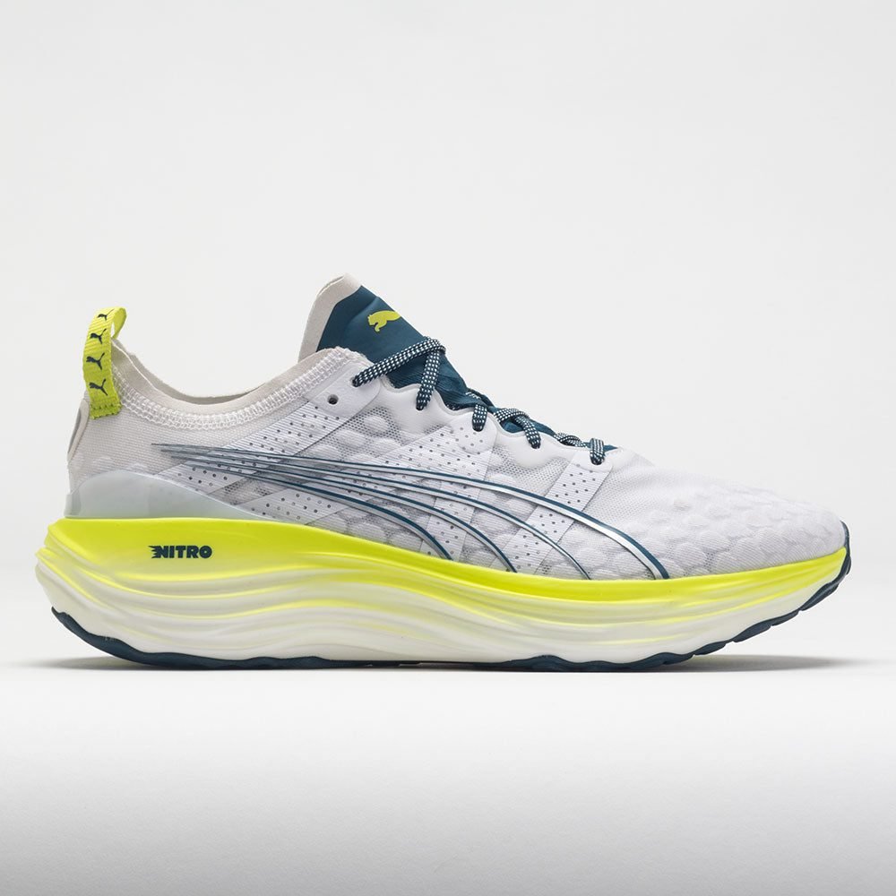 Puma ForeverRun NITRO Mens Puma White/Ocean Tropic/Lime Pow