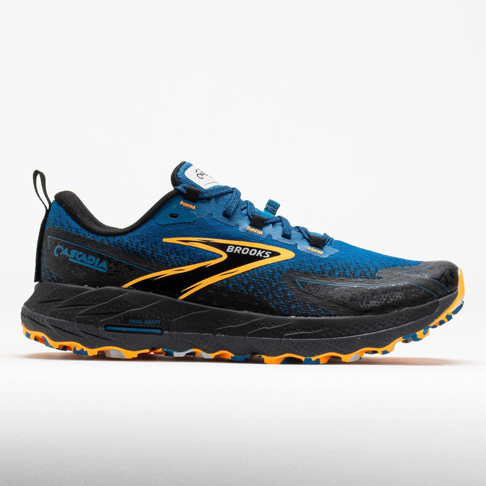 Brooks Cascadia 18 Men Blue Sapphire/Black/Orange