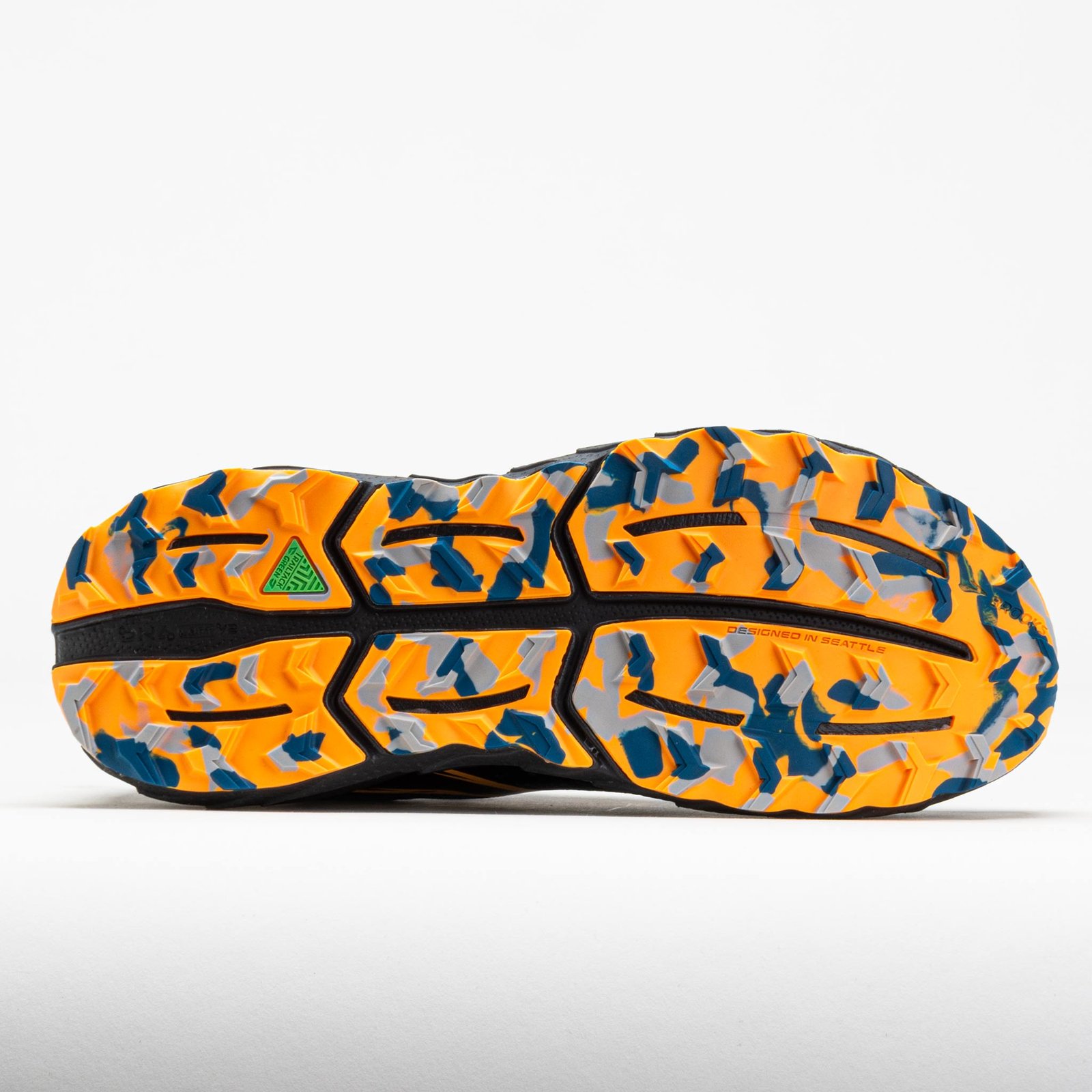 Brooks Cascadia 18 Men Blue Sapphire/Black/Orange - Image 4