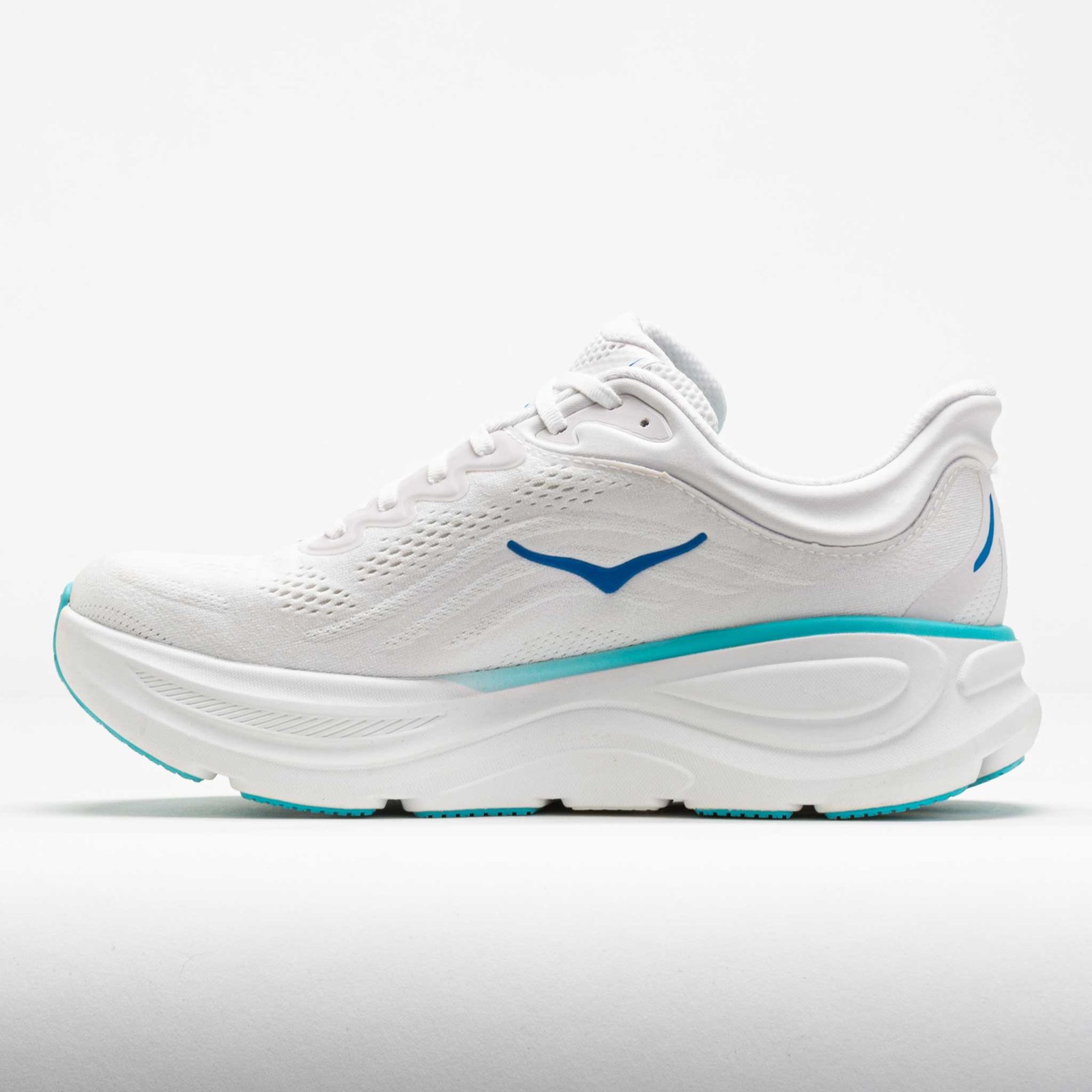 HOKA Bondi 9 Mens White/HOKA Blue - Image 2