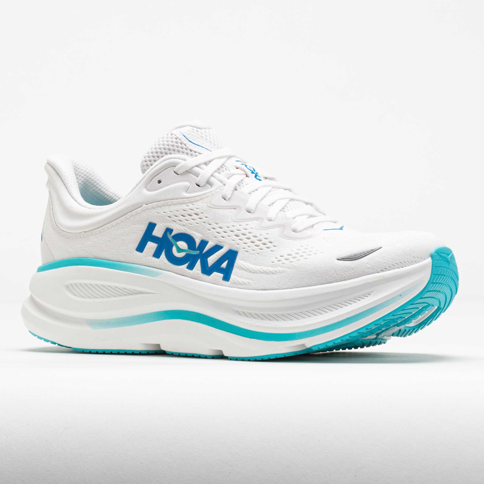 HOKA Bondi 9 Mens White/HOKA Blue - Image 5