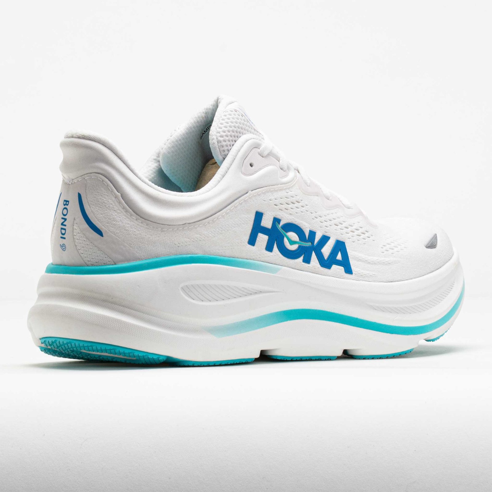 HOKA Bondi 9 Mens White/HOKA Blue - Image 6