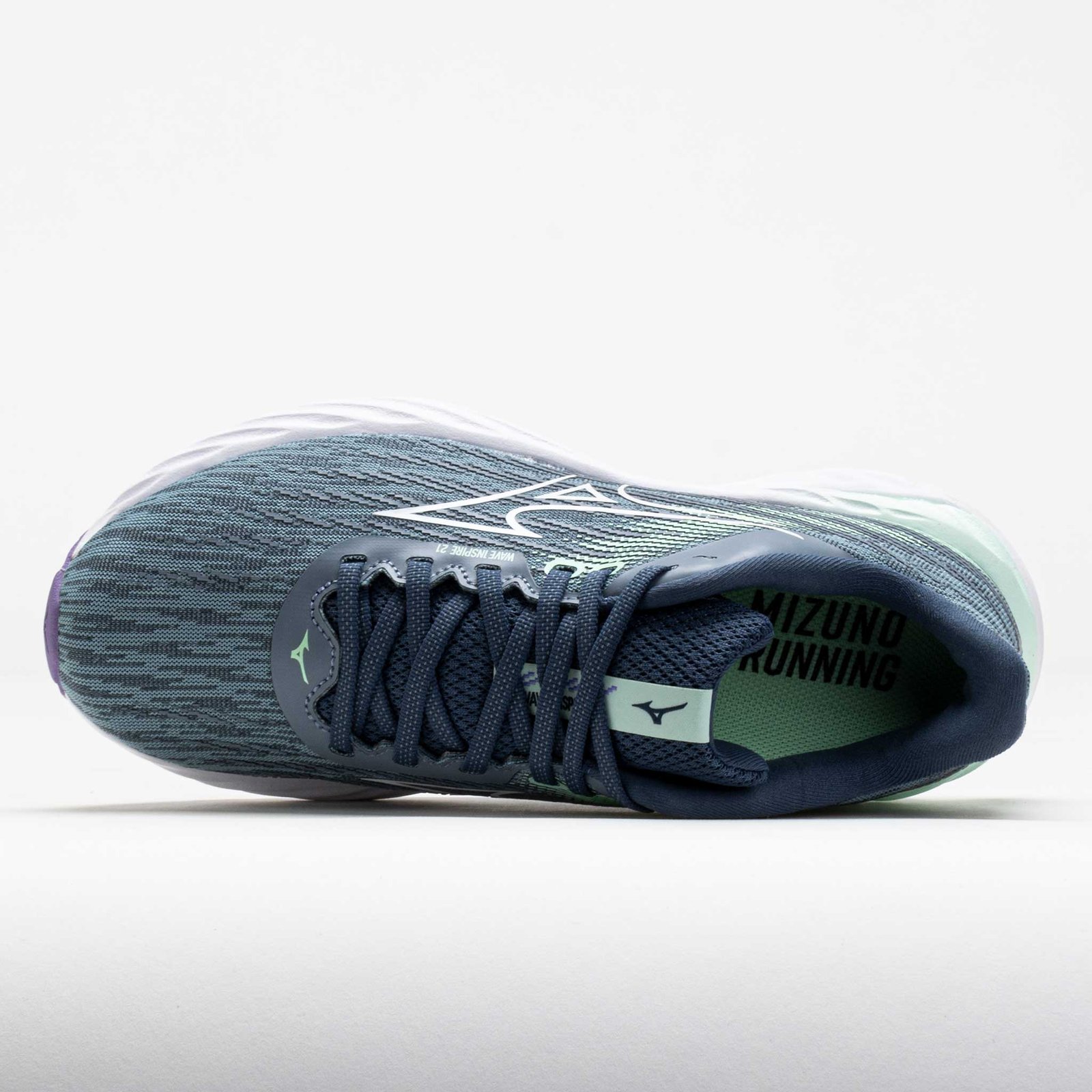 Mizuno Wave Inspire 21 Womens Tradewinds/White - Image 3