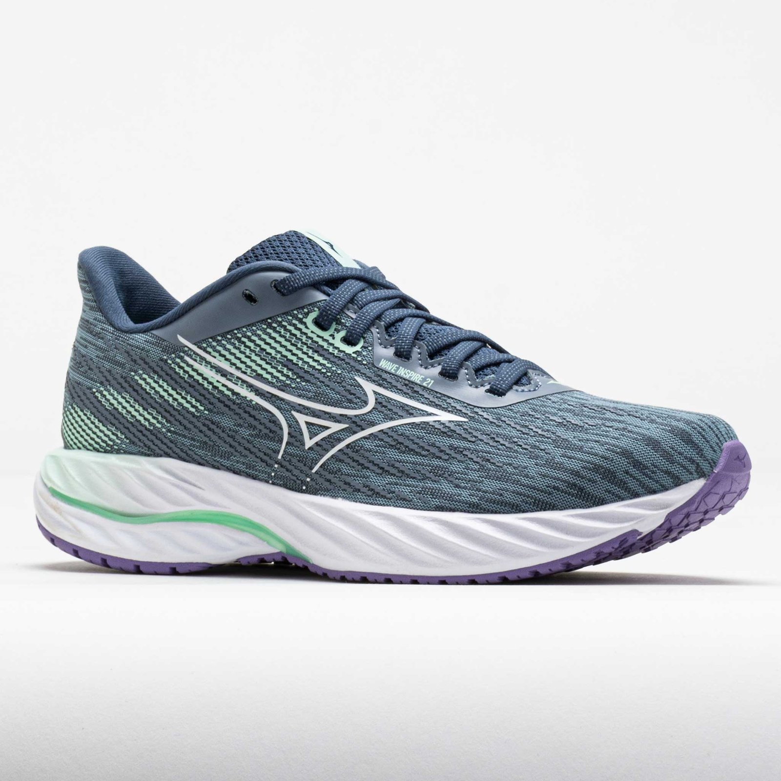 Mizuno Wave Inspire 21 Womens Tradewinds/White - Image 5