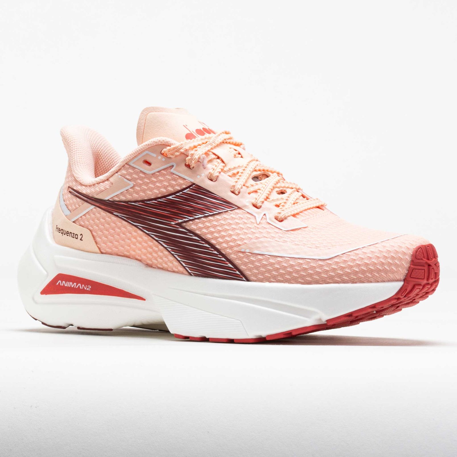 Diadora Frequenza 2 Womens Scallop Shell/Winery - Image 5