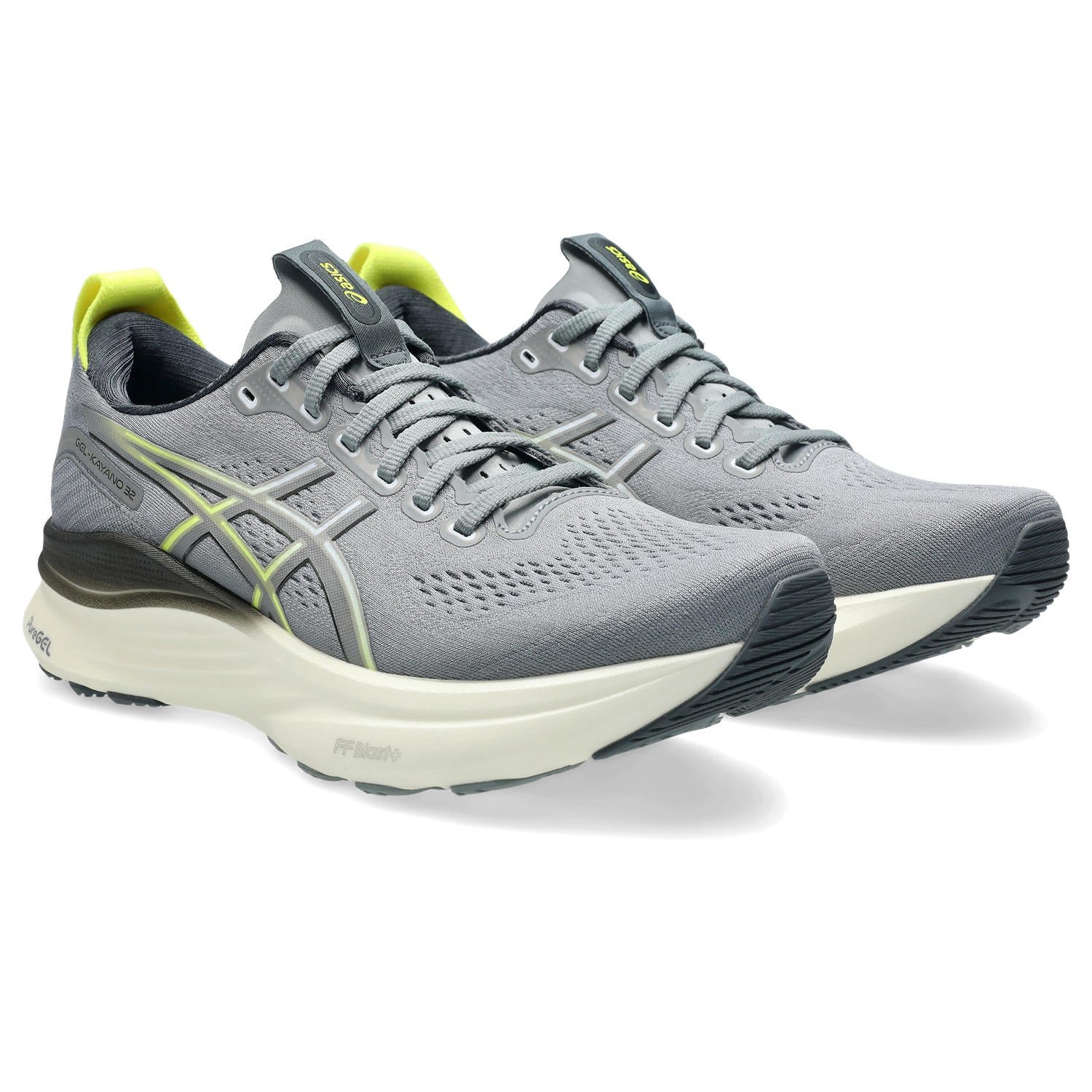 Men's GEL-Kayano 32 (021 - Gravel/Citron) - Image 2