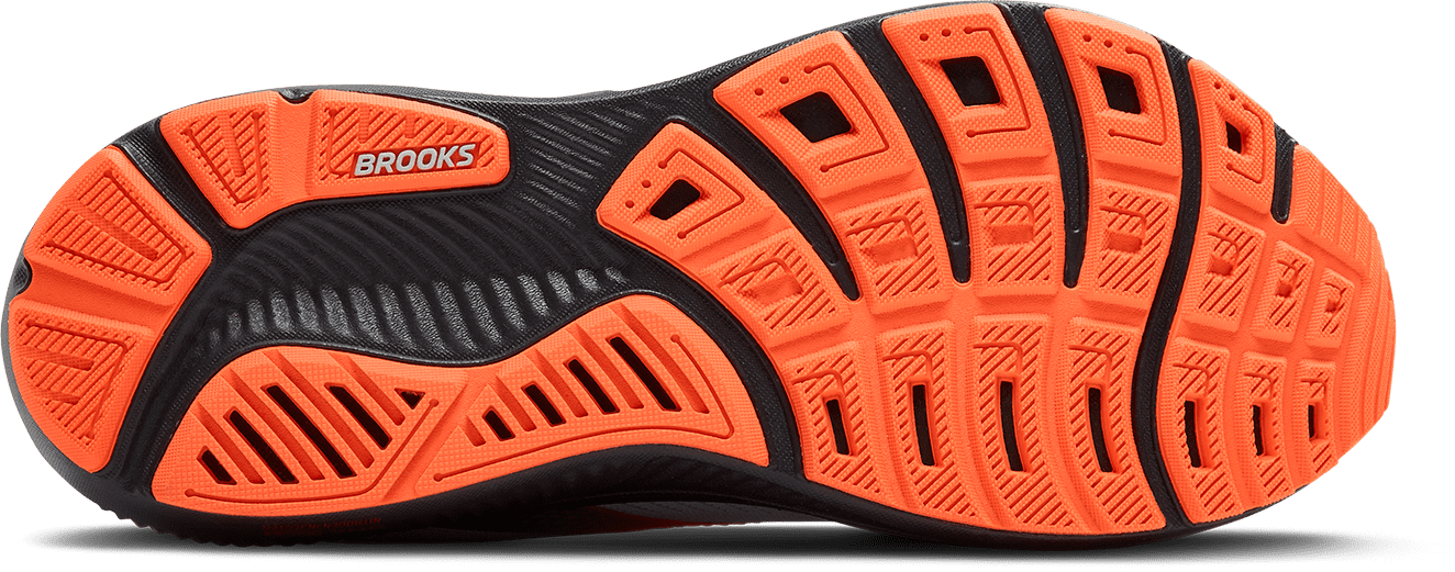 Men's Ghost 17 EXTRA WIDE (048 - Oyster Mushroom/Orange/Ebony) - Image 6