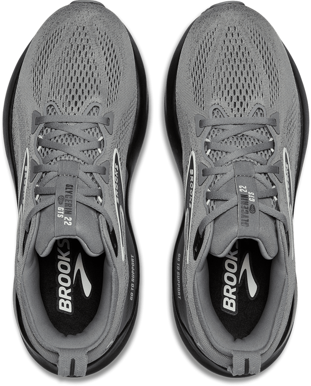 Men's Glycerin GTS 22 WIDE (078 - Primer Gray/Ebony/Bluewash) - Image 4