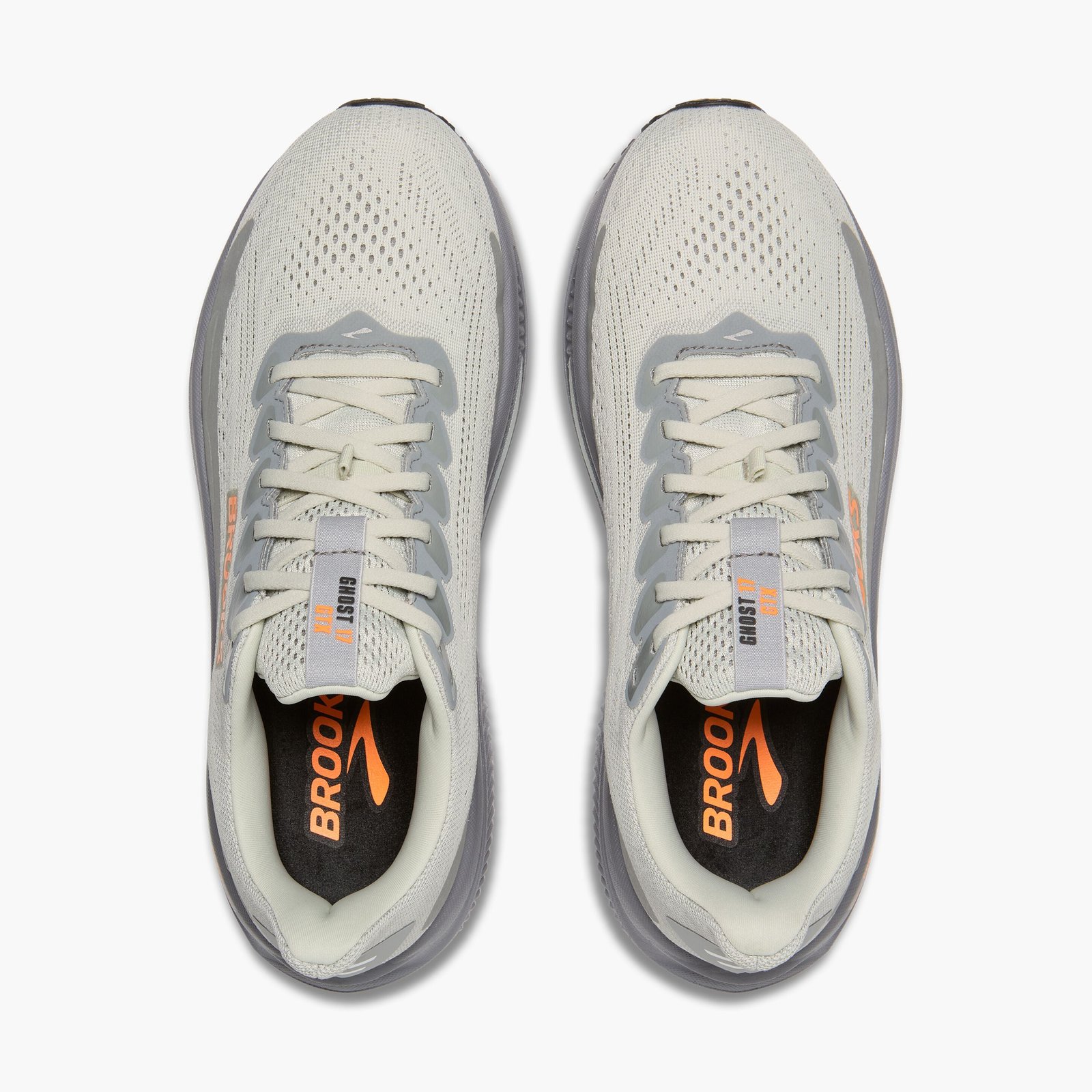 Men's Ghost 17 GTX (022 - Smoke/Primer Grey/Orange) - Image 3