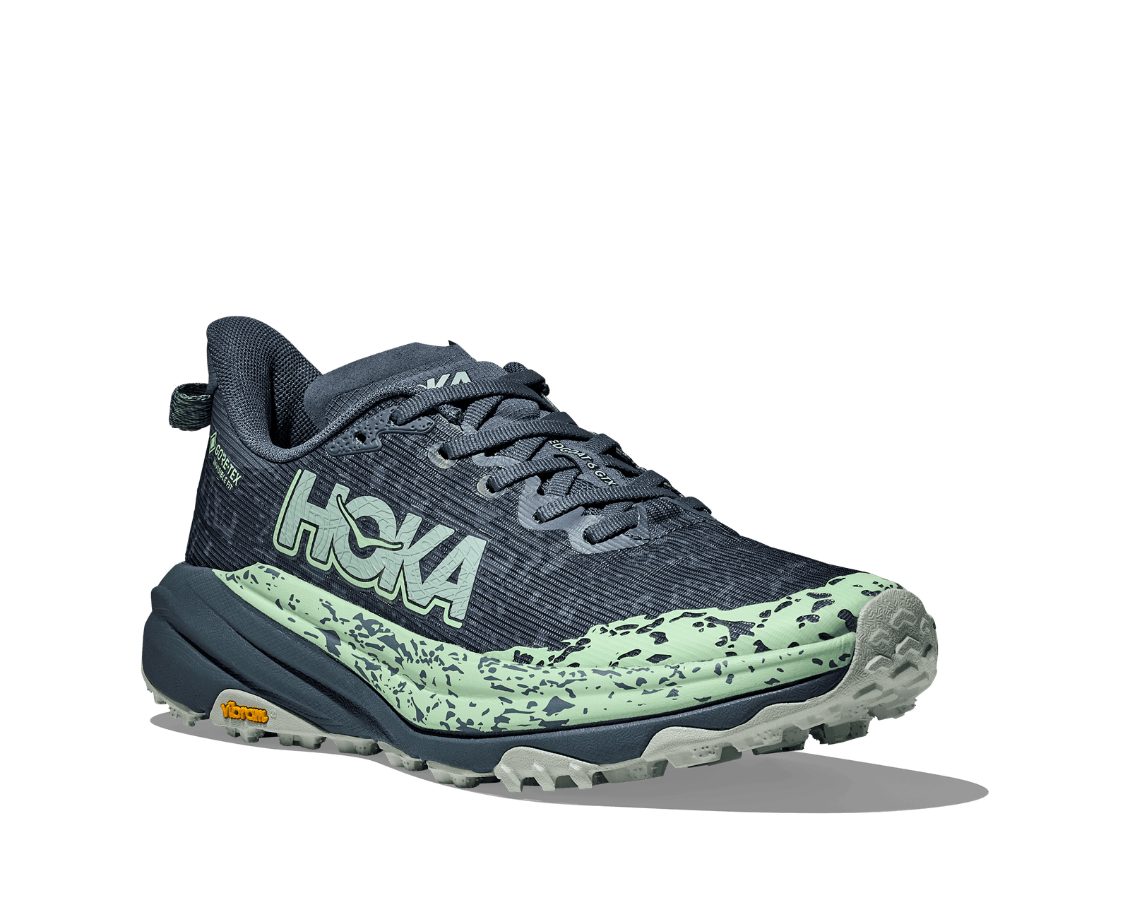 Women's Speedgoat 6 GTX (TFL - Thunder Cloud/Mint Fluorite) - Image 3