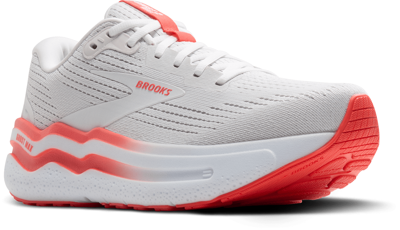 Women's Ghost Max 2 (174 - White/Hot Coral) - Image 3