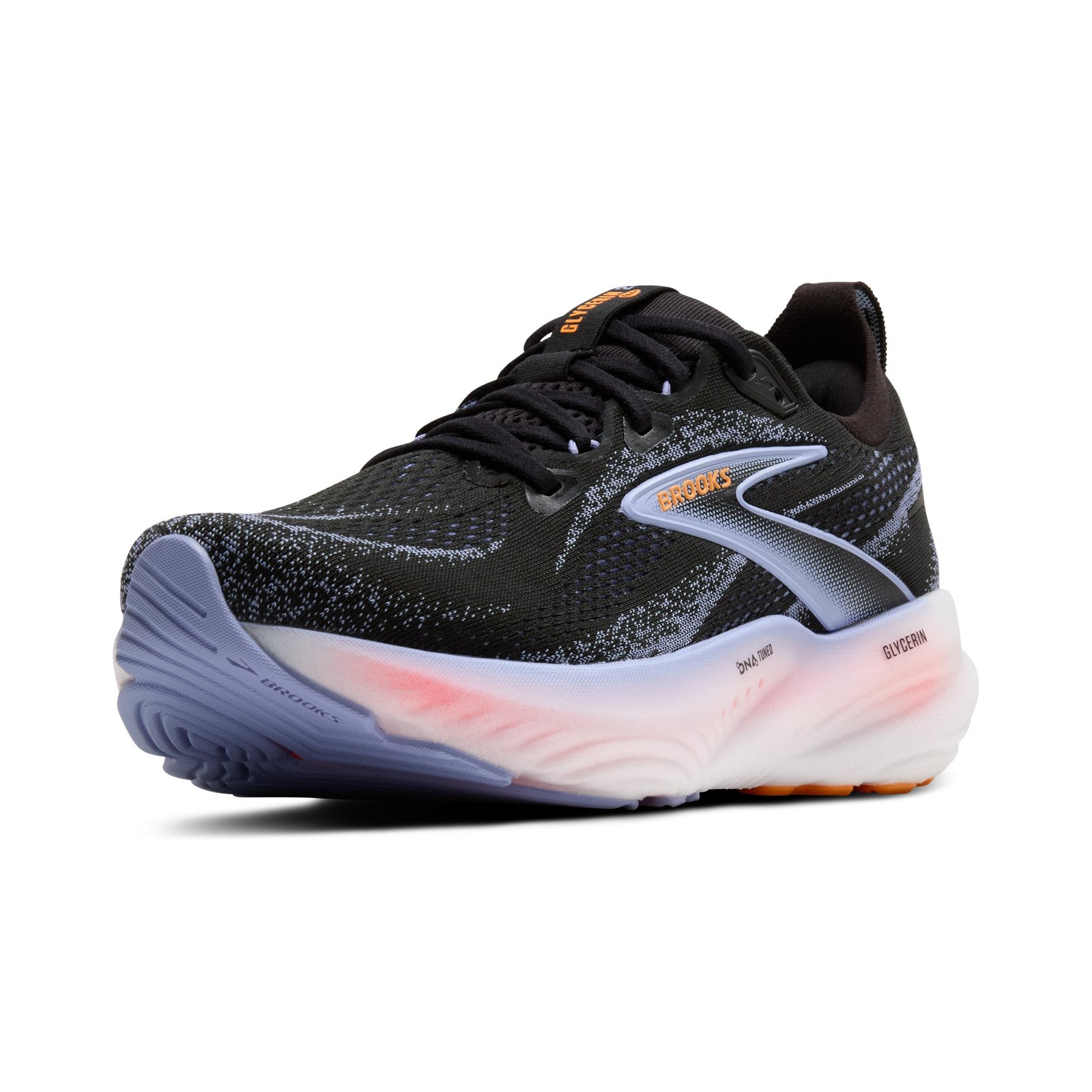 Women's Glycerin 22 (088 - Black/Blue Heron/Orange) - Image 3