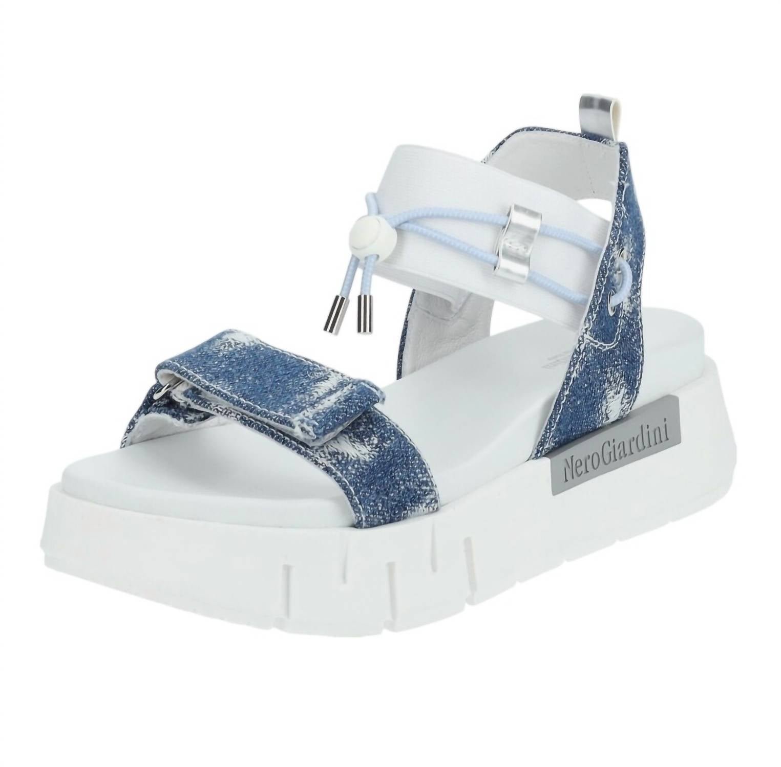Nerogiardini - Women's T Strap Jean Sandal