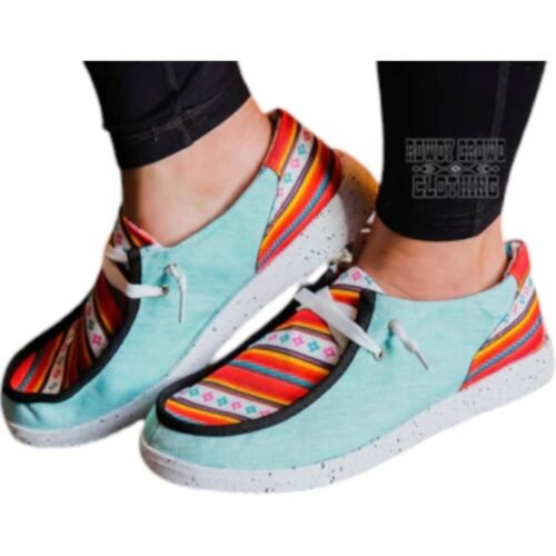Rowdy Crowd - Women's Sunset Serape Shoes