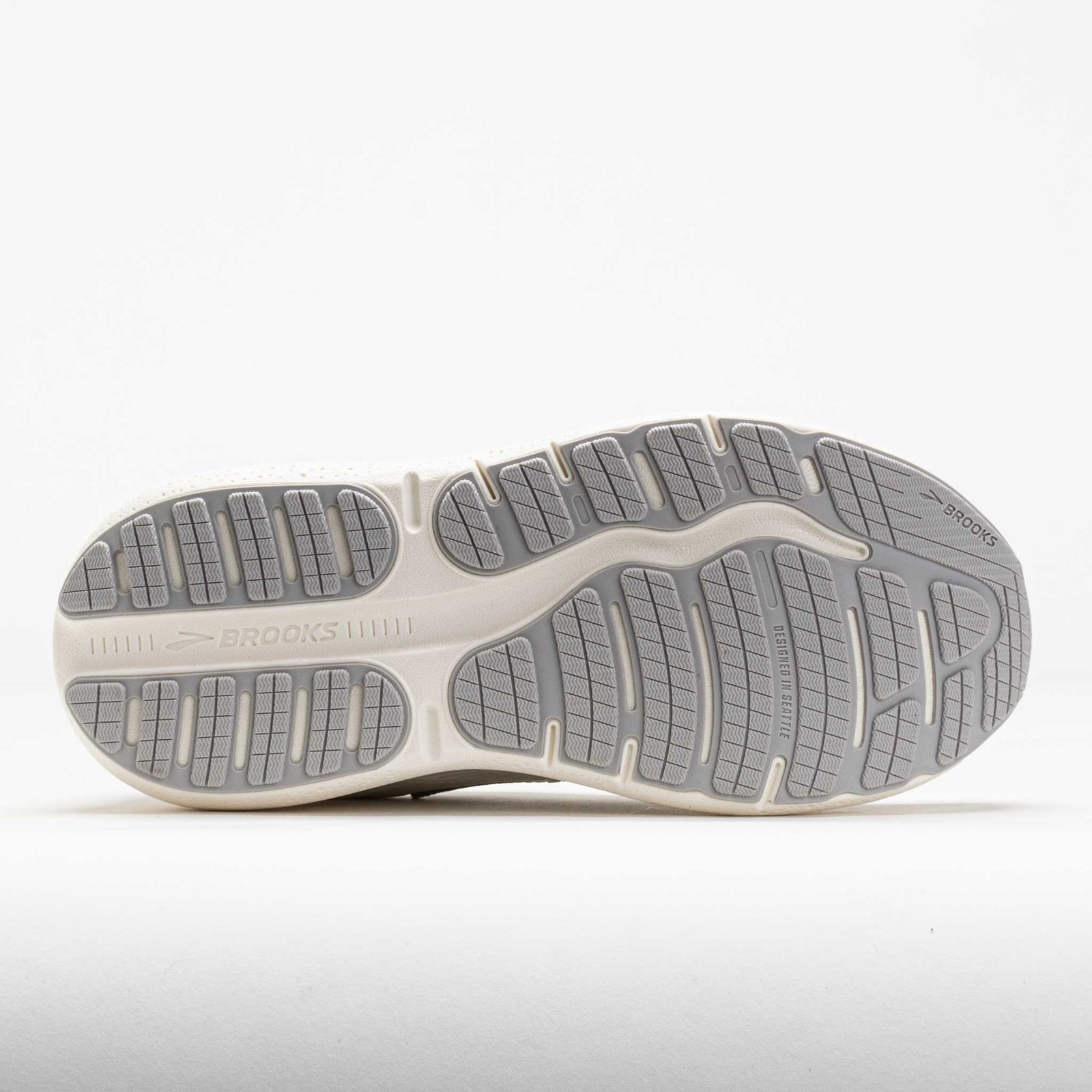 Brooks Ghost Max Leather Mens White/White - Image 4