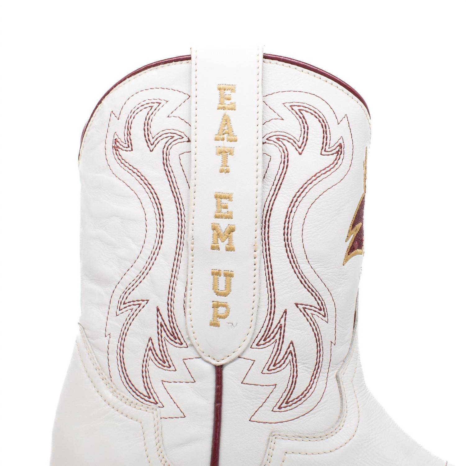 Gameday Boots - Women's Shorty Western Texas State University Boots - Image 4