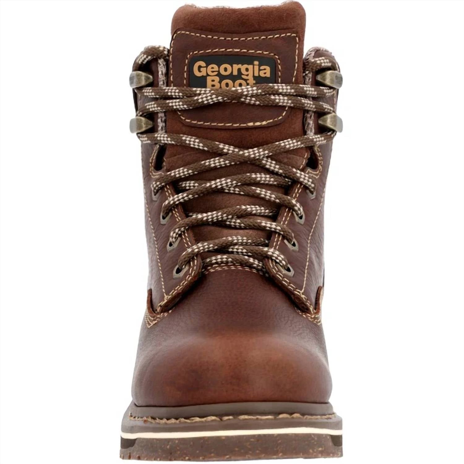 Georgia Boot - Women's Amp Lt Edge Waterproof Soft Toe Work Boot - Image 2