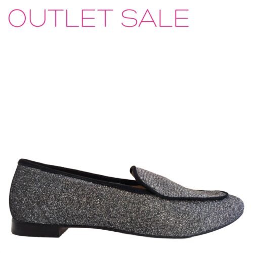 Lalisa - Women's Galaxia Pewter Glitter Loafers