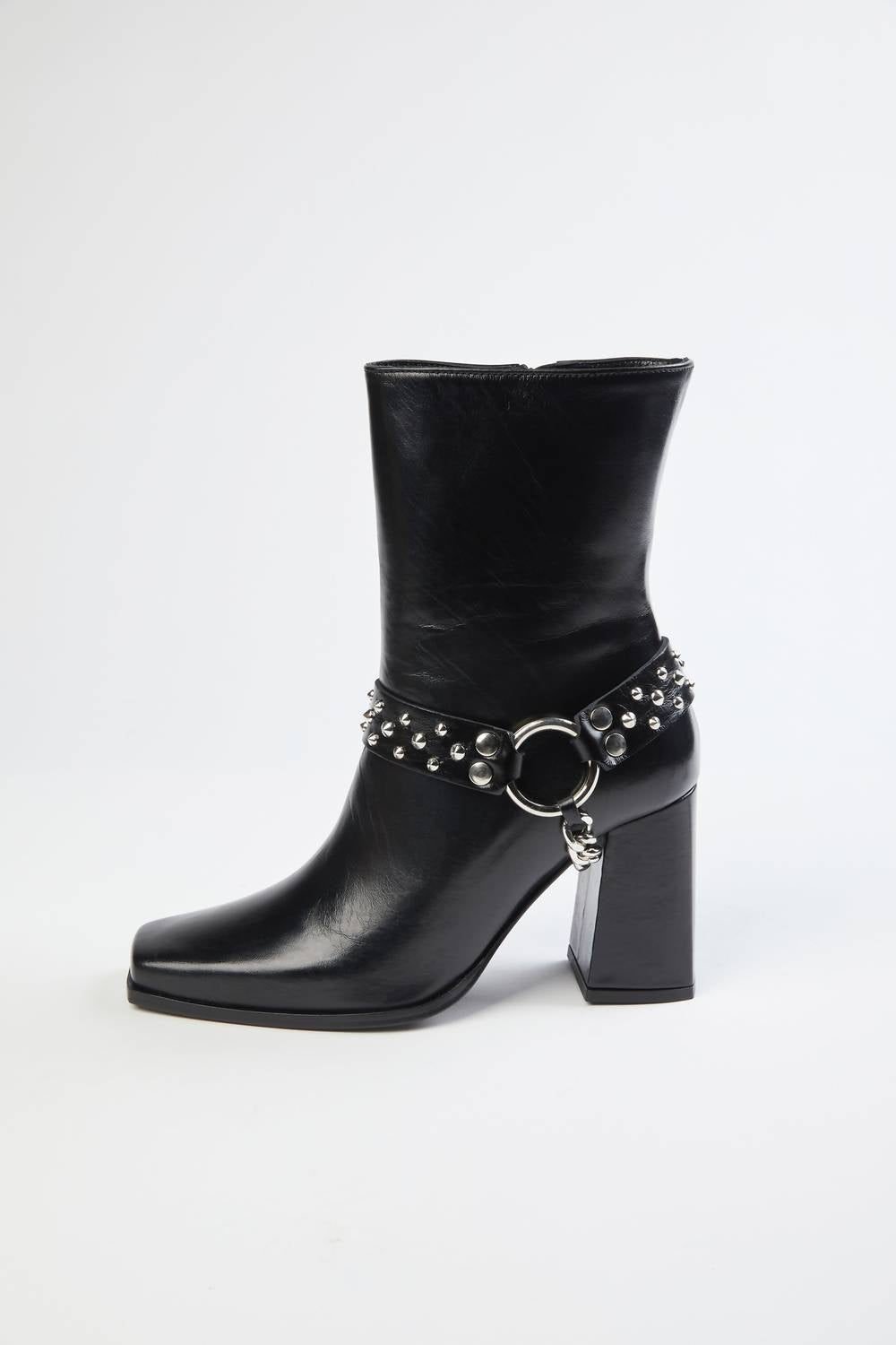 The Kooples - HEELED BOOTS WITH REMOVABLE JEWEL - Image 3