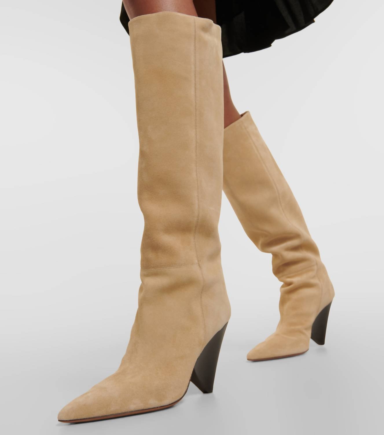 Isabel Marant - Preloved Lakita Knee High Suede Boots - Image 4