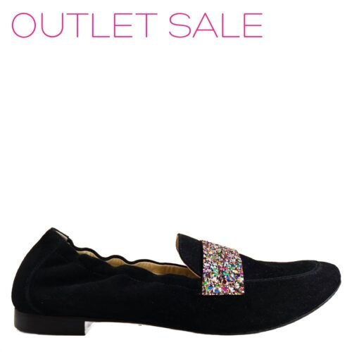 Lalisa - Women's Glitter Suede Loafer