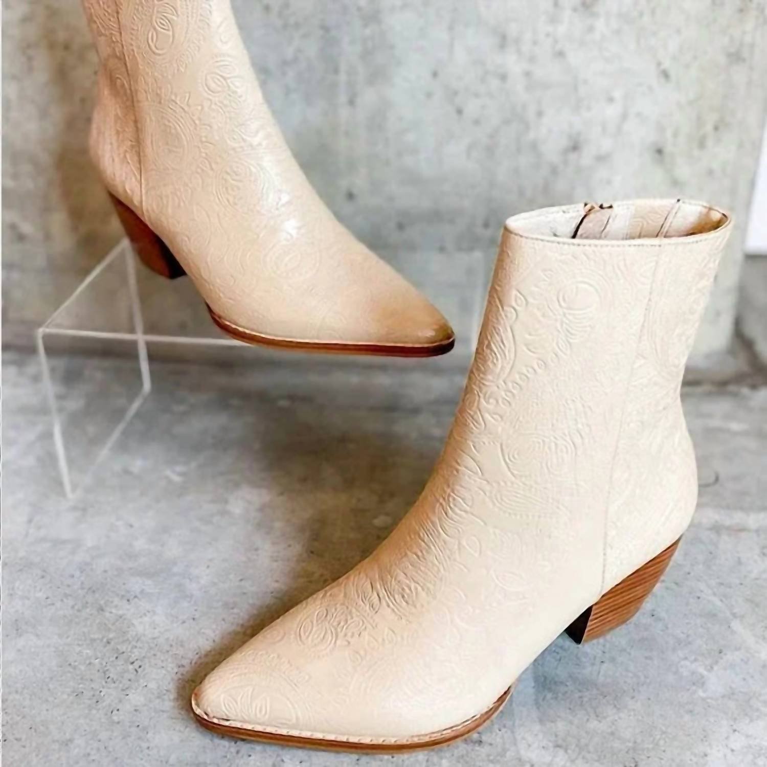 Matisse - Women's Caty Paisley Heeled Boots - Image 4