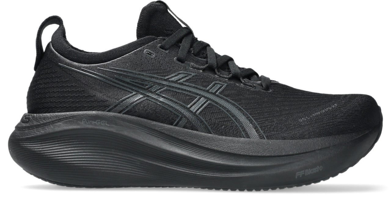 Women's Gel-Nimbus 27 (001 - Black/Graphite Grey)