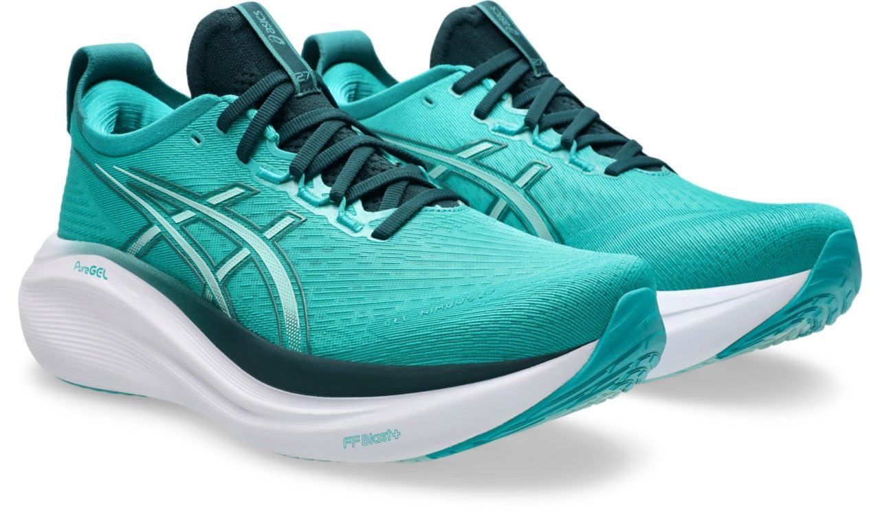 Men's Gel-Nimbus 27 (400 - Wave Teal/Saxon Green) - Image 3