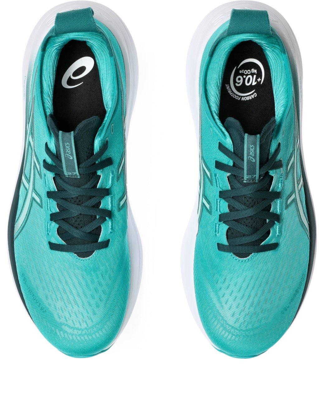 Men's Gel-Nimbus 27 (400 - Wave Teal/Saxon Green) - Image 4
