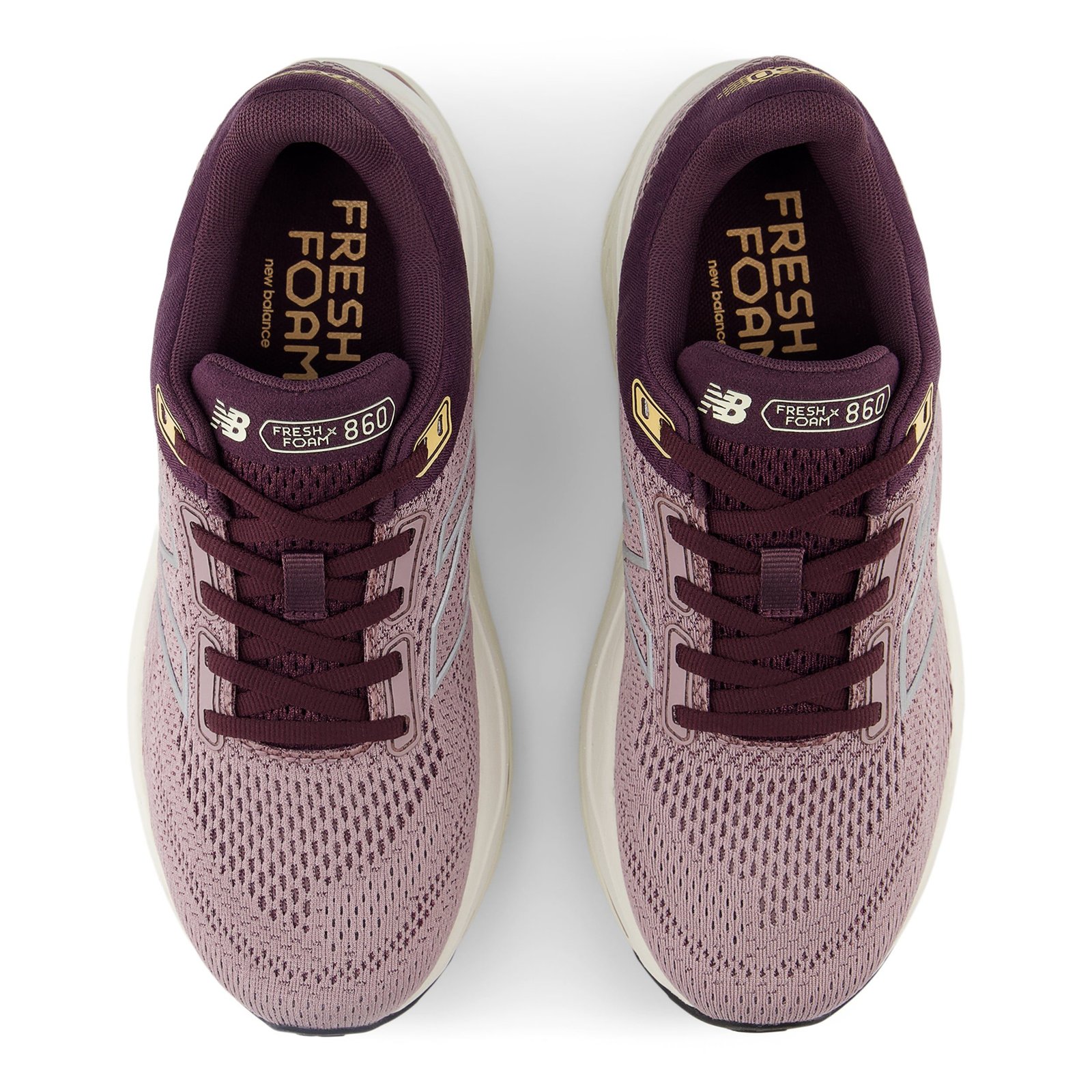 Women's Fresh Foam X 860 v14 (J - Ice Wine/Plum Brown/Silver Metallic) - Image 4