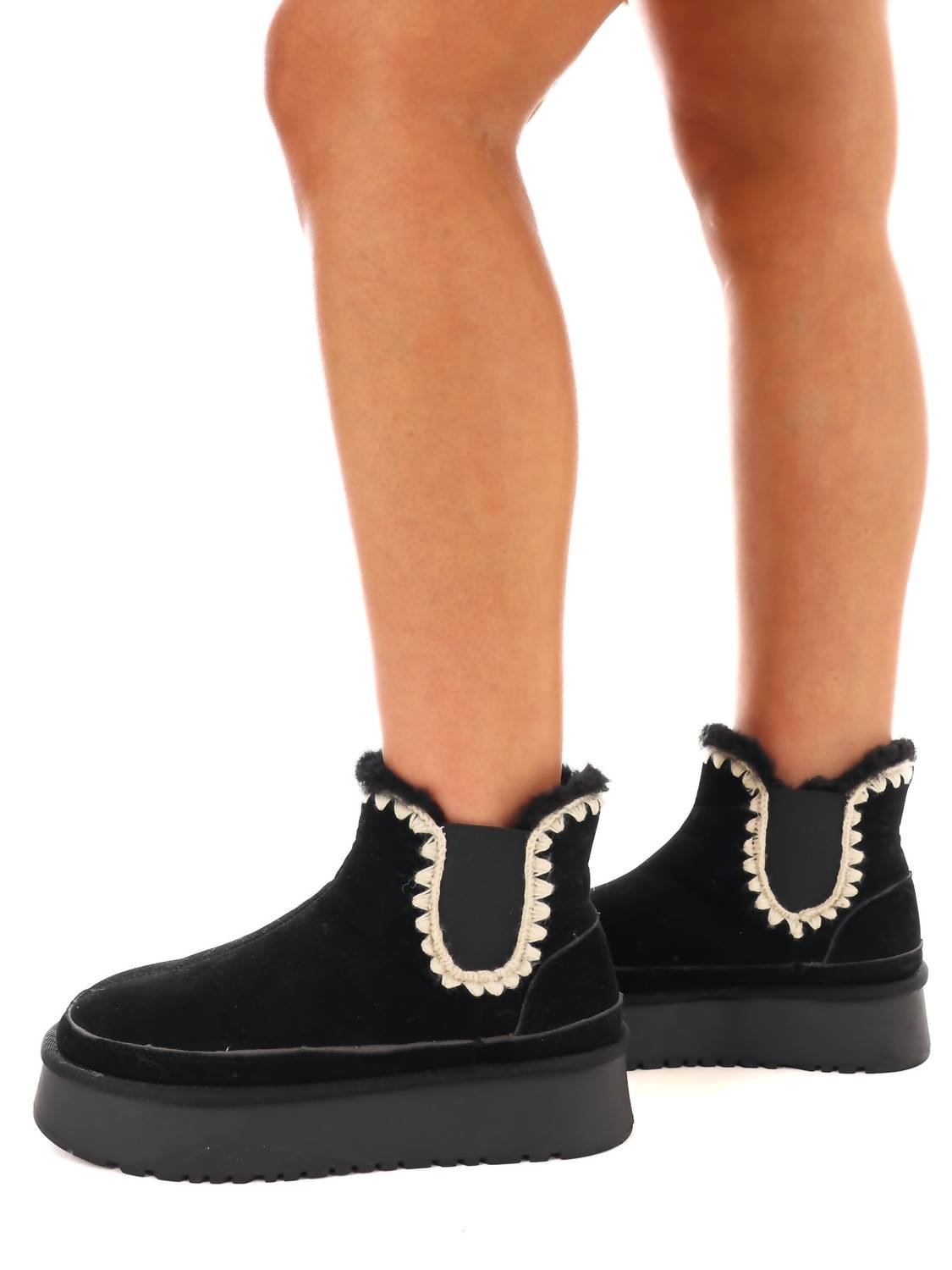 Ccocci - Women's Crochet Platform Boot - Image 2