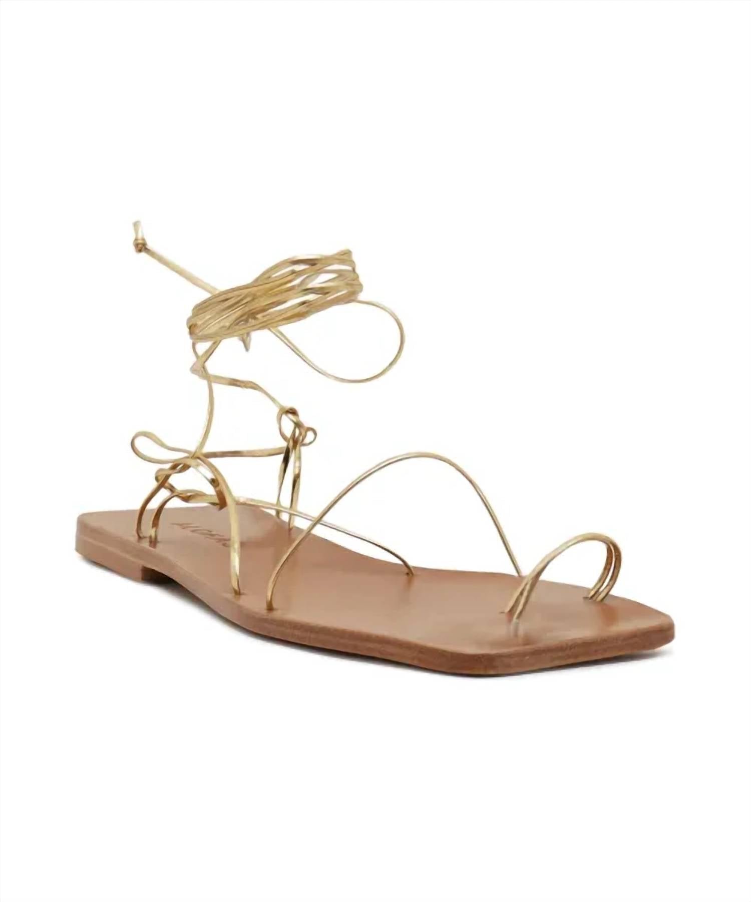 Alohas - Women's Bamboo Shimmer Leather Sandals