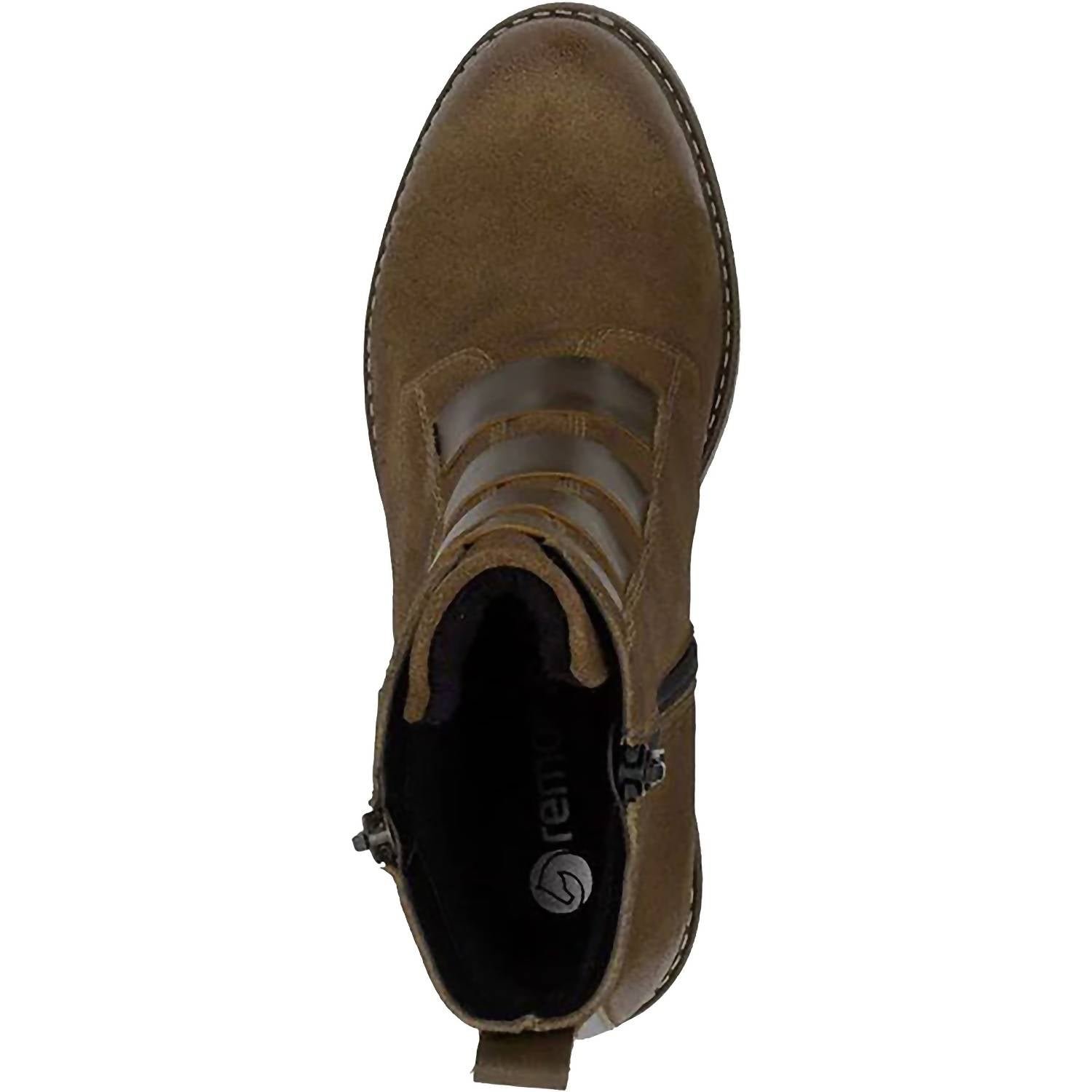 Remonte - Women's Zip Up Leather Boots - Image 3