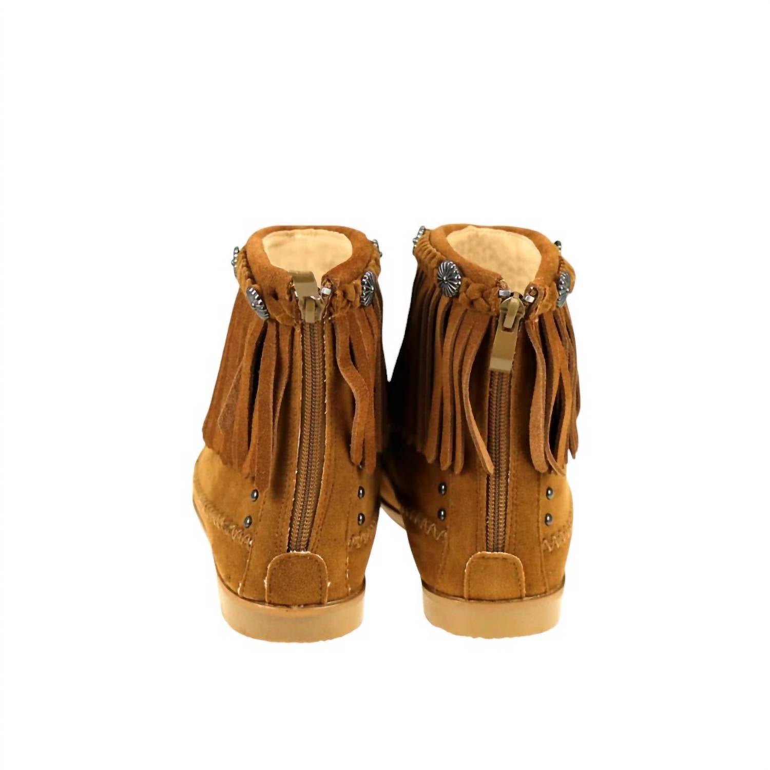 Montana West - Women's Fringe Booties - Image 2