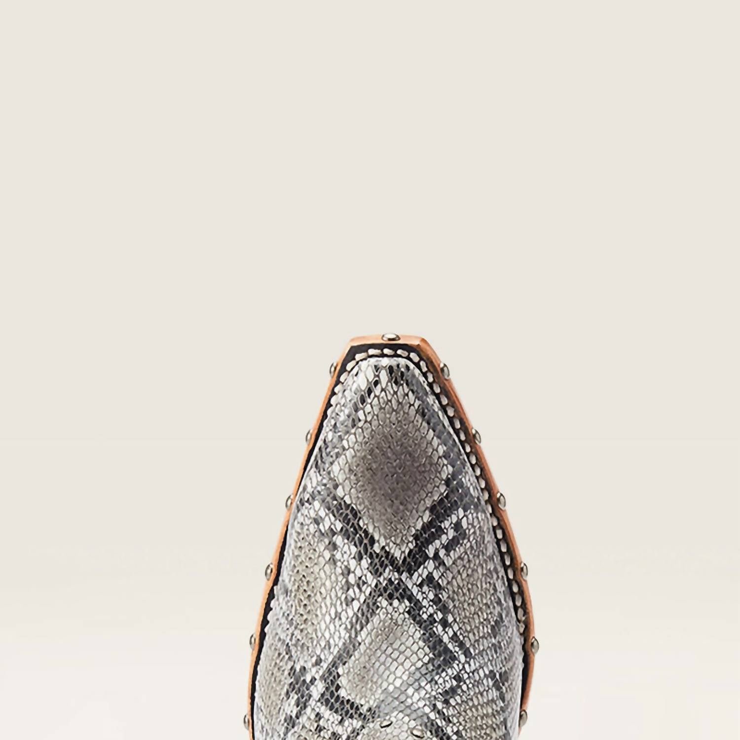 Ariat - Women's Greeley Western Leather Snake Bootie - Image 4