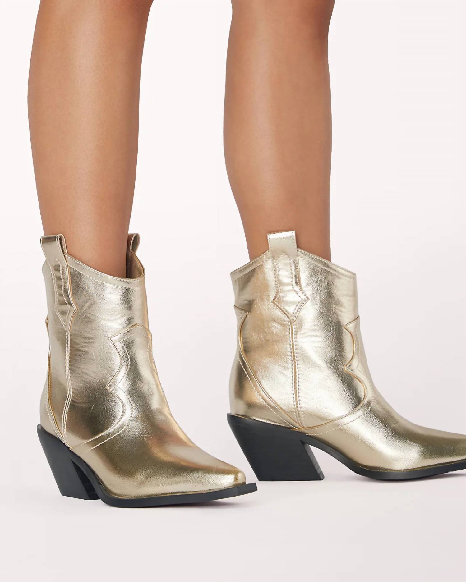 Billini - Ulira Metallic Booties - Image 4