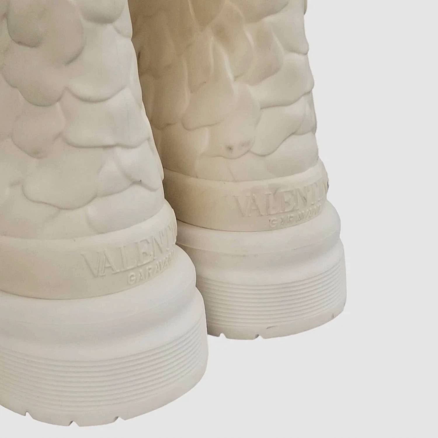 Valentino Garavani - Women's Rubber Rose Edition Atelier Knee Hi Boots - Image 4